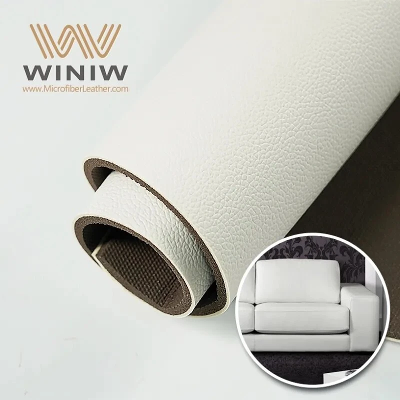 High Durability Faux Leather Microfiber Fabric For Upholstery