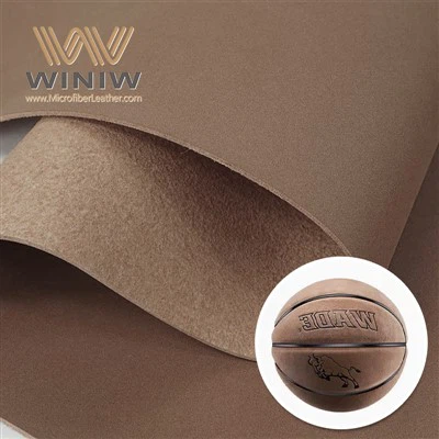 Comfortabele aanraking Microvezel Suede Ball Materiaal voor basketbal