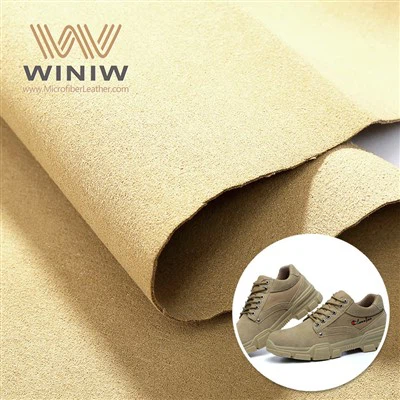 Lichtgewicht microfiber faux suede stof voor schoenen bovenste schoenen