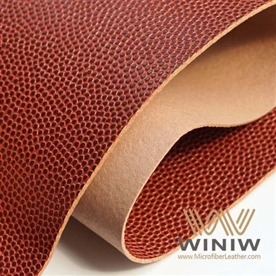 Microvezel synthetisch leer met kiezeltextuur voor basketbalbuitenkanten